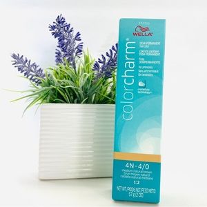 4N-4/0 Wella Colorcharm Demi-Permanent Medium Natural Brown